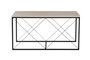 Hanah Home Juego de Mesas de Café Defne - Negro, Travertine